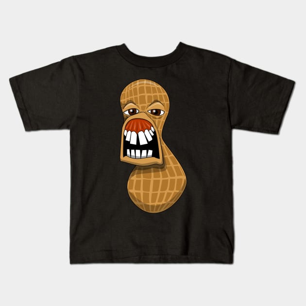 Deeez Nuts Kids T-Shirt by Wickedcartoons